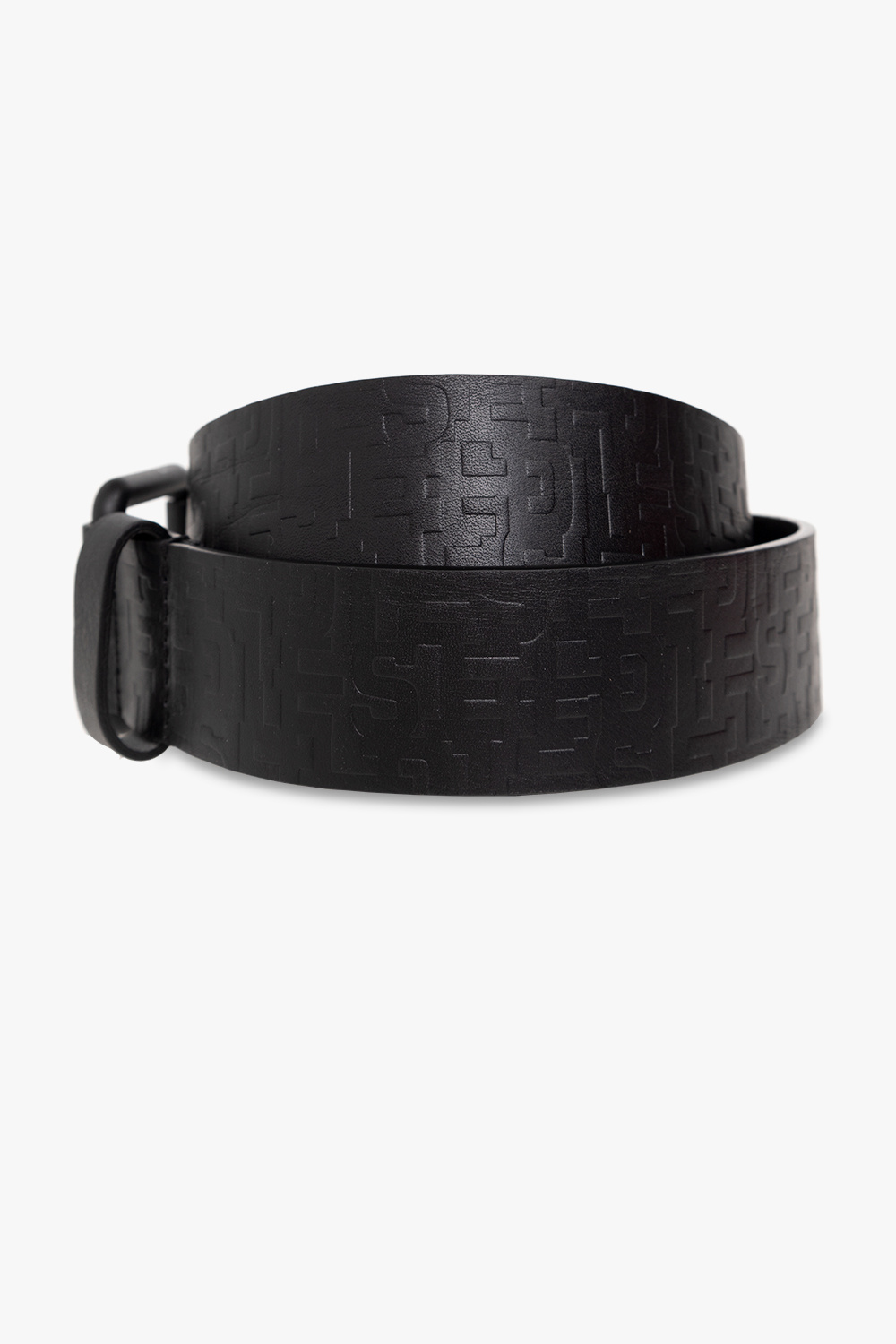 Black 'B-MONOGRAM' belt Diesel - SchaferandweinerShops Japan